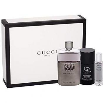 GUCCI Guilty Pour Homme Essential Gift Pack 90ml EDT + 15ml EDT + 75ml Deodorant Stick