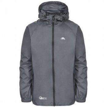 Chaqueta Compacta Trespass Qikpac Gris Mujer