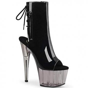 Women’s Pleaser Adore 1018T Open Toe Heeled Bootie