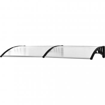 Outsunny 75 x 195 cm Curved Door Window Awning Canopy