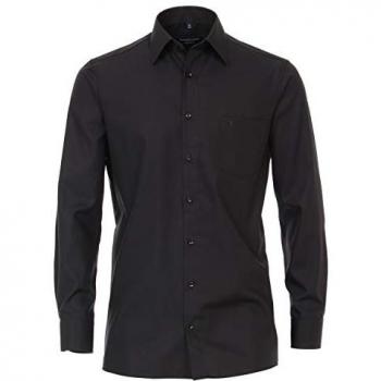 CASAMODA Businesshemd Uni Schwarz