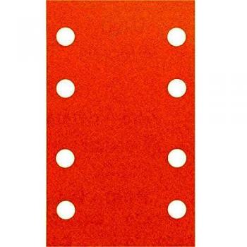 Bosch Accessori Expert per Legno 2608605347 Carta abrasiva orbitale perforato 180 (L x L) 280 mm x 115 mm 10 pz
