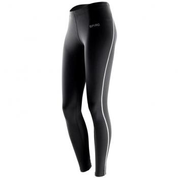 Women’s Spiro BodyFit Base Layer, Black, XS/S