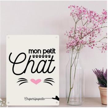 Plaque Rétro 'Chats'