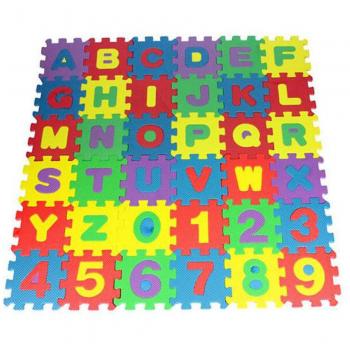 Cadeau Educatif Kankanwo : Puzzle Mousse Alphabet & Maths 36 pcs