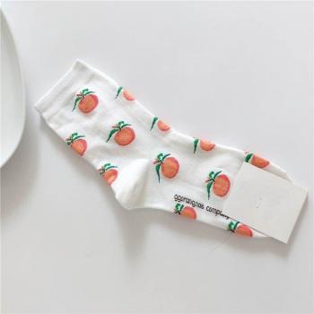 Korean Style Women's Casual Fruit Socks