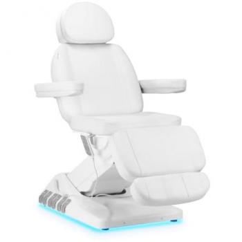 Sillon de soins beauté électrique luxe blanc