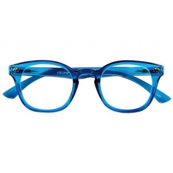 Lesebrille in Blau von Lollipop mit Federbügeln und 1,0 dpt