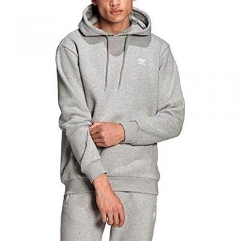 Hoody Essenziale Adidas Uomo Grigio Nera XL