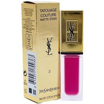YSL 2 x Yves Saint Laurent Tatouage Couture Tinte Labial Líquido Mate