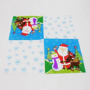 20 hojas de servilletas de papel estampadas originales, virgen de madera, adecuadas para cena, decorativas