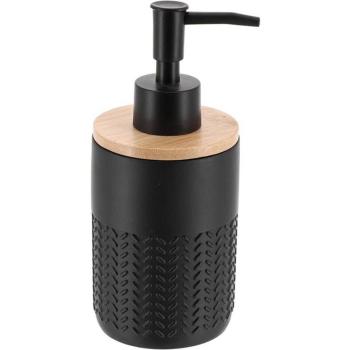 Distributeur de Savon Design en Polyresine et Bambou 260ml