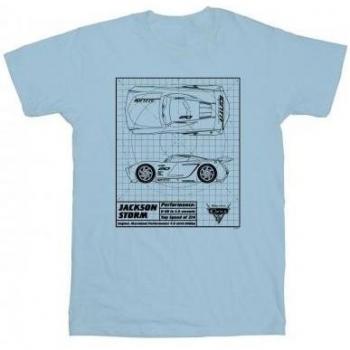 Vêtement blanc « Blueprint Jackson Storm Cars – T‑shirt »