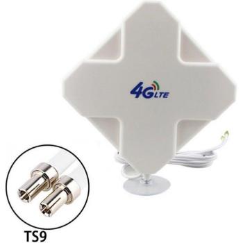 Dual TS9 CRC9 SMA 3G 4G LTE Mimo Antenne 35dBi met 2M Kabel voor Huawei ZTE Modem Router
