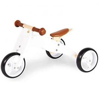 Triciclo Charlie Mini Pinolino Bianco/Naturale