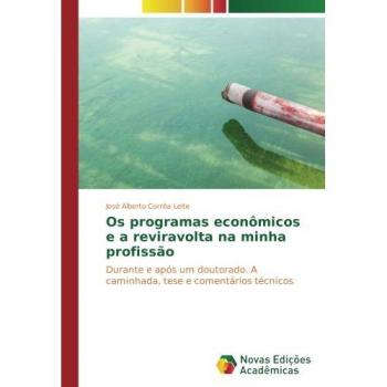 Corrêa Leite, José Alberto: Os programas econômicos e a reviravolta na minha profissão