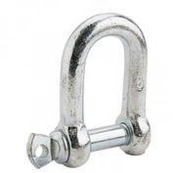 Grillete de 12 mm galvanizado, estilo recto, número 7535A1/2