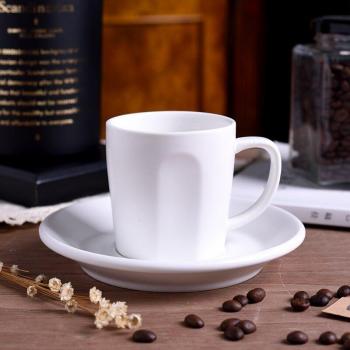 Concise Style Tasse Cafe Cup and Saucer Set