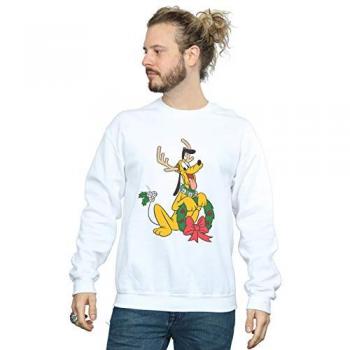 Disney White Pluto Christmas Sweatshirt