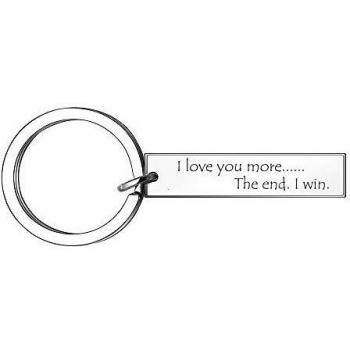 Dual Hearts Gift Keychain