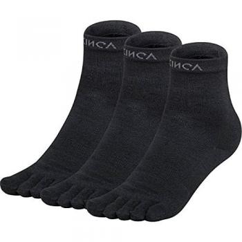 OrrinSports 5 Toe Socks for Women & Men, Run Lightweight Breathable Toe Socks for Running Knee High