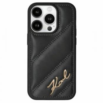 Protection premium Karl Lagerfeld : Coque iPhone 14 Pro 6,1 – Noir 