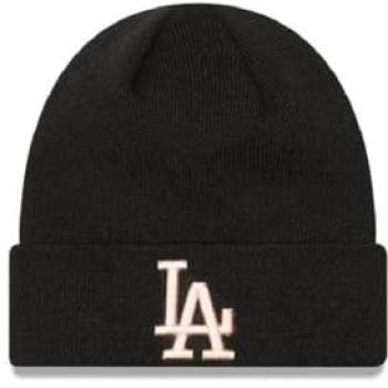 New Era League Essential: Los Angeles Dodgers Black Beanie with Gold Detail