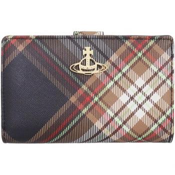 Vivienne Westwood Faltgeldbörse Braun & Schwarz Tartan-Check Damen