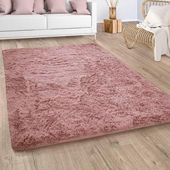Alfombra Salón Shaggy 200x290 cm Piel Sintética