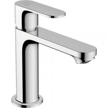 Hansgrohe Grifo Monomando para Lavabo Rebris S con Caño Largo y Apertura en Frío, Color Cromo