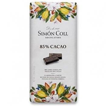 Chocolate 85% cacao Simón Coll 85g