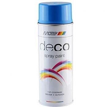 MOTIP Deco Spray Paint High Gloss RAL 5015 Sky Blue 400ml