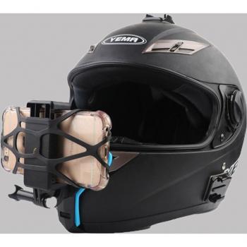 Motorhelm Beugel Kinnmontage met Smartphonehouder voor iPhone, Samsung, Huawei en Android