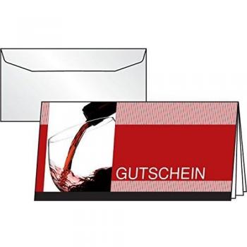 Sigel Gutscheinkarte , Vino Rosso, , DIN lang