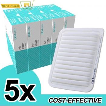 5pcs Engine Air Filter Compatible with Scion XD and Pontiac Vibe 1.8L