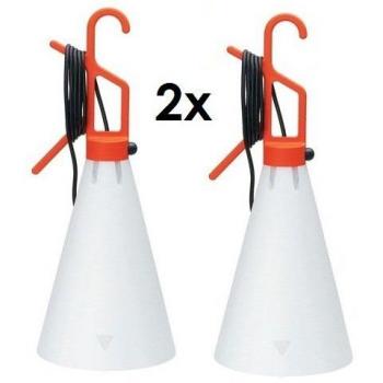MayDay Orange 2‑Stück – Grcic‑Design, universelles Set