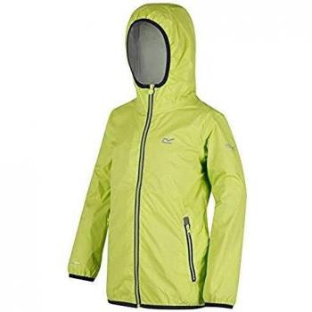 Regatta Unisex Kinder Hebel II Jacke, Lime Zest/Silver Grey, Größe 13 Jahre