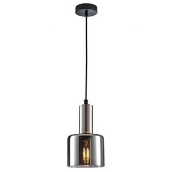 Santia Silver Dome Pendant Light E27