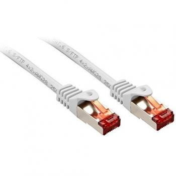 LINDY 47382 RJ45 Netzwerkkabel, Patchkabel 1.00 m Weiß 1 St