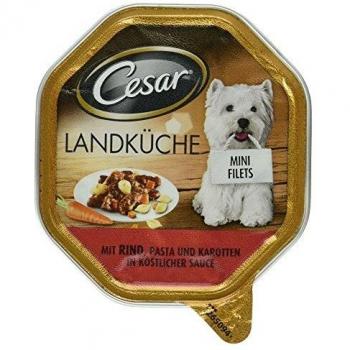 Cesar 14 x 150 g Ragoût de Bœuf, Pâtes et Carottes