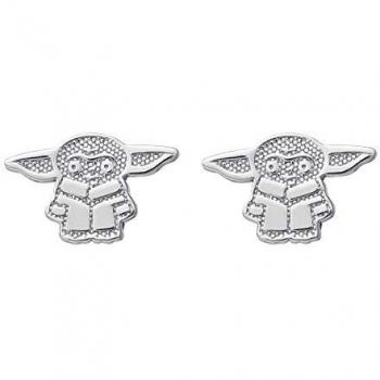 Silver Grogu The Child Disney Earrings