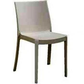 SEDIA PERLA In Polipropilene Bianca con Marca BICA