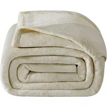 Cozy Ivory Sofa & Bed Fleece