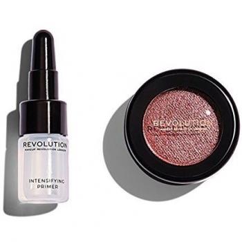 NatureLuxe Eyeshadow Combo – Vegan Primer + Rose Gold Palette