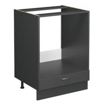 Meuble de Four Vicco 60cm Anthrazit-Gold