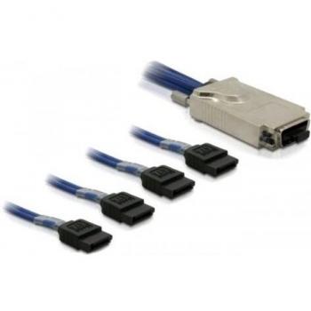 Cavo Infiniband 4x SATA DeLOCK 1m Nero