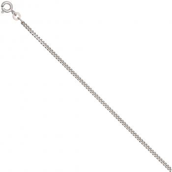 Jobo Damen Panzerkette 333 Weißgold 2,1 mm 45 cm