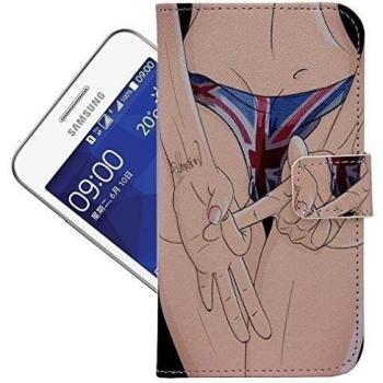 Funda de Cuero PU TUTUWEN para SM-G355H
