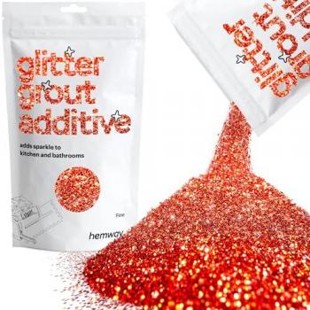 SparkleGrout™ Red Holo Tile Gloss – 100 g Fine Size, Water‑Proof