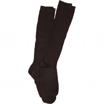 Girls' 9-12 PEX Knee‑High Wool Medallion Socks – Black Set of 2